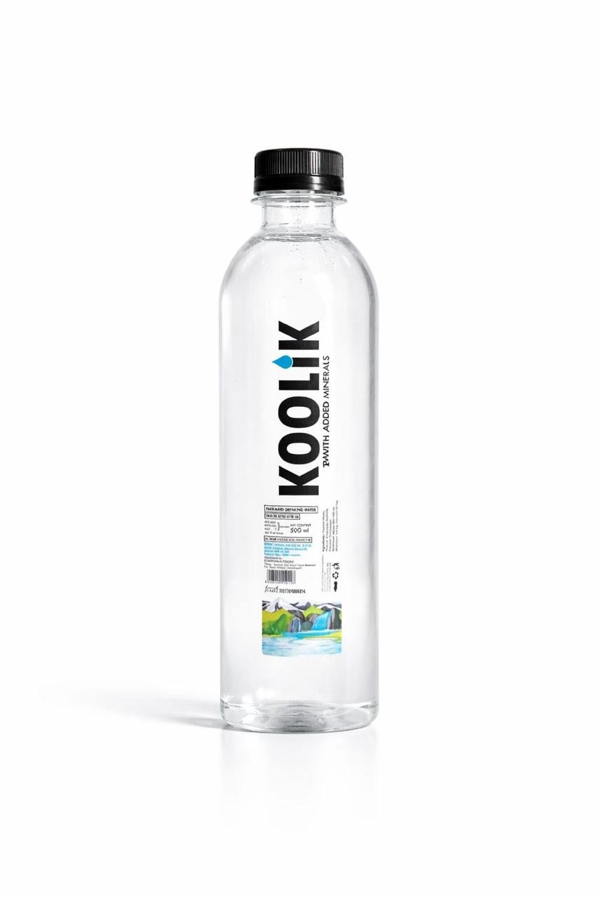 Koolik water bottle with added minerals, 500ml